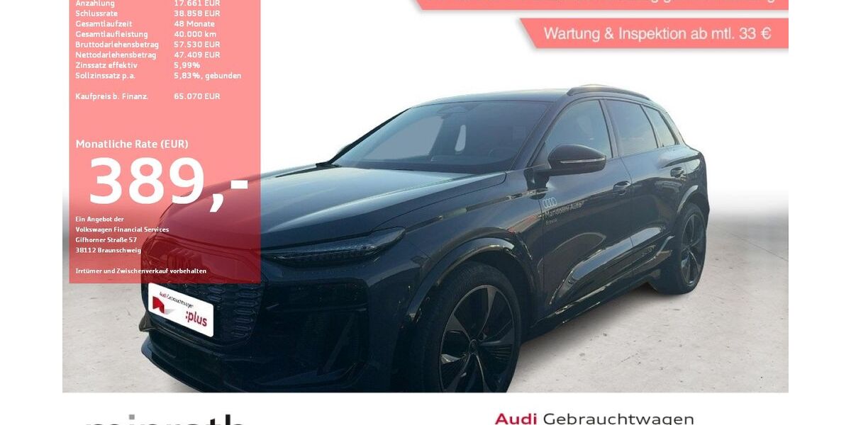 Audi Q6 e-tron 20.705 km 64.800 &euro; Moers-Hülsdonk 47441