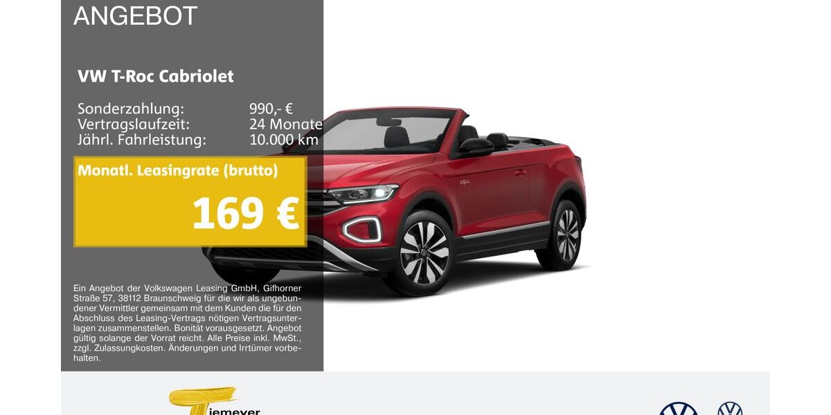 VW T-Roc 20.172 km 23.580 &euro; Marl 45770