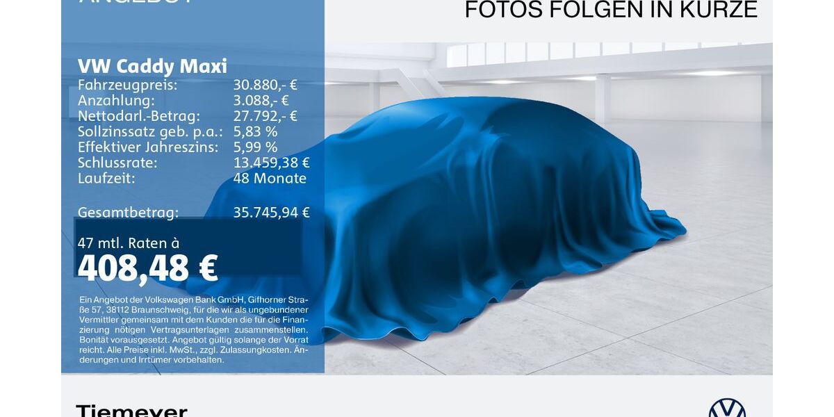 VW Caddy 52.603 km 30.440 &euro; Recklinghausen 45663