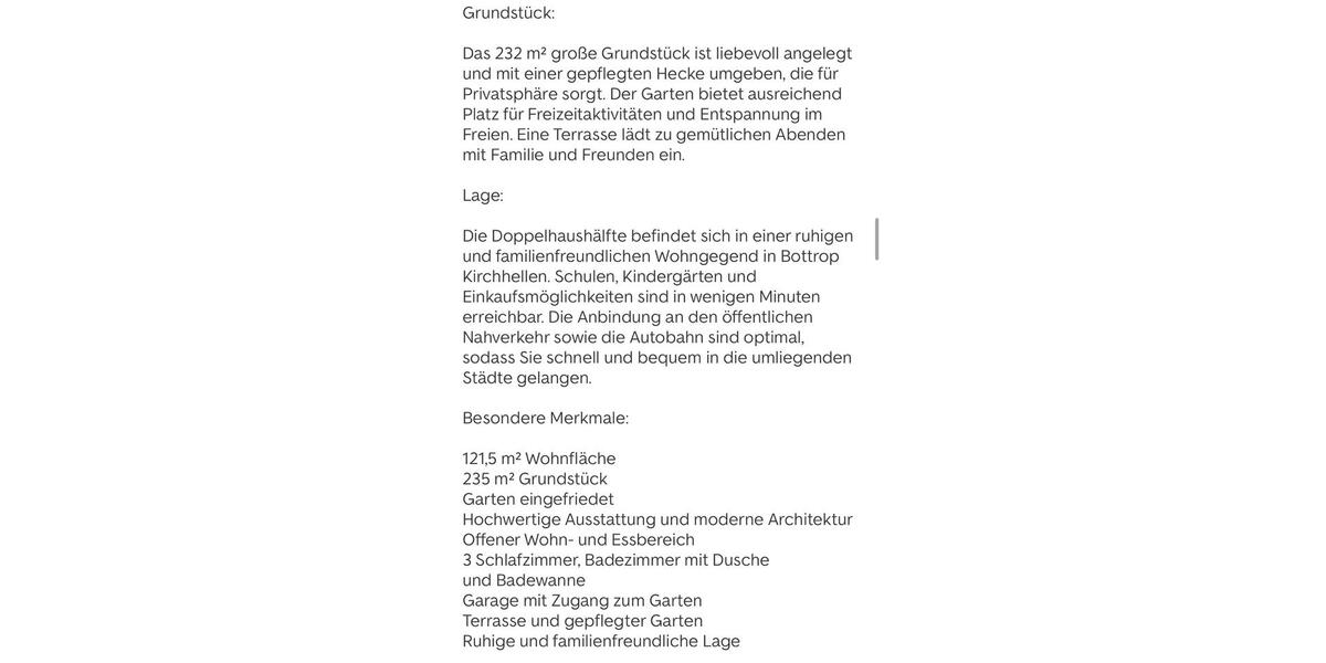 Neubau- Doppelhaushälfte 4 zimmer