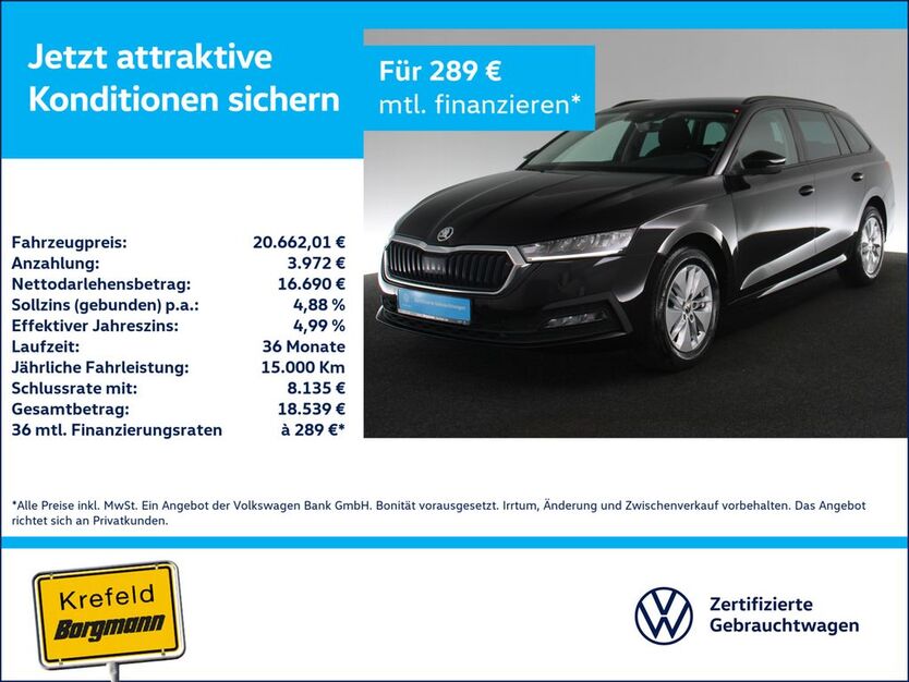 Skoda Octavia 100.195 km 20.393 € Krefeld 47803