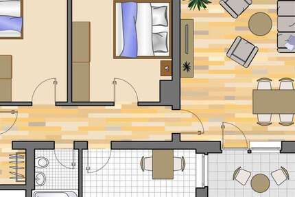 Wohnung zum Mieten in Marl 499 € 66.5 m²