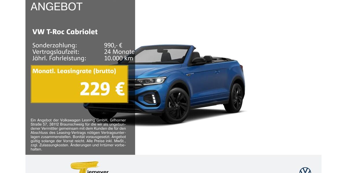 VW T-Roc 2.207 km 32.380 &euro; Recklinghausen 45663