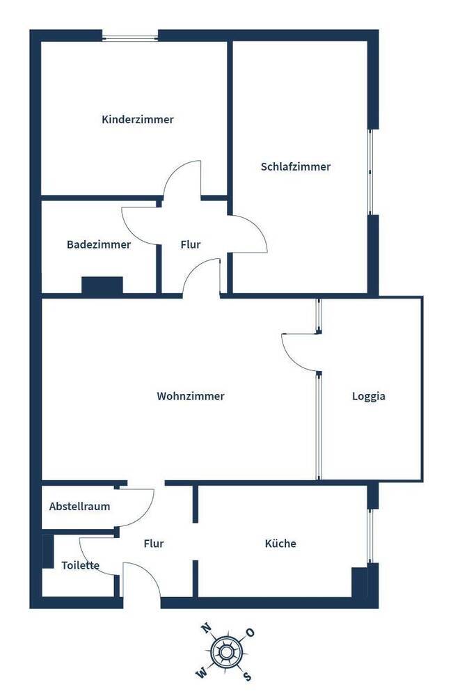 Lichtdurchflutetes Wohnen mit Loggia - attraktive 3-Zimmer-Wohnung im gepflegten Umfeld