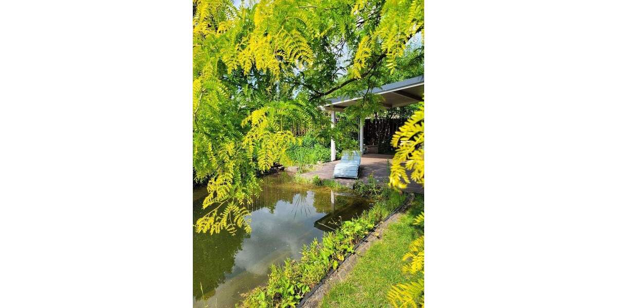 Großzügiges Haus mit auf 800 m² Grundstück mit ca.60 m² naturbelassenen Schwimmteich in Herten 1 zimmer