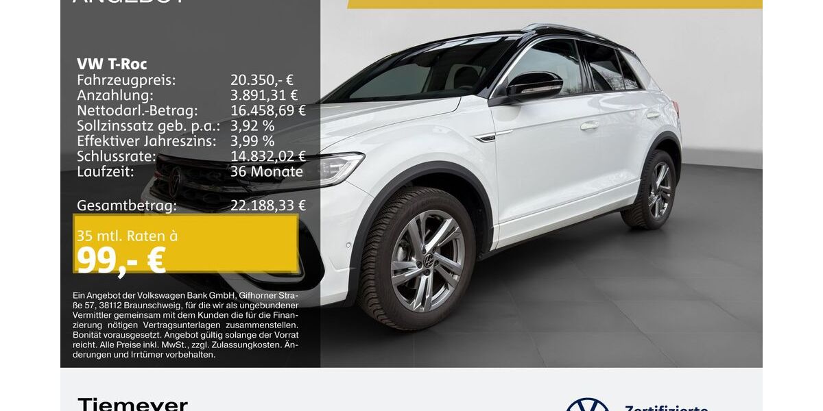 VW T-Roc 36.089 km 20.350 &euro; Duisburg 47059