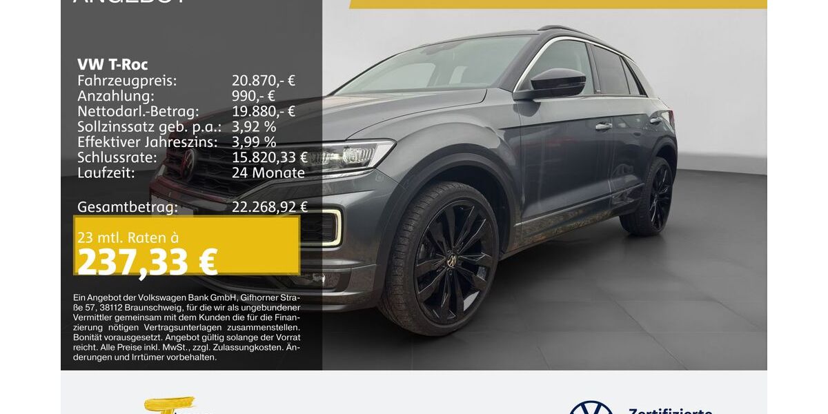 VW T-Roc 82.096 km 19.950 &euro; Duisburg 47059