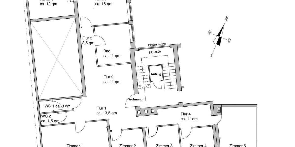 Wohnung zum Mieten in Duisburg 1.150 € 159 m² 5 zimmer