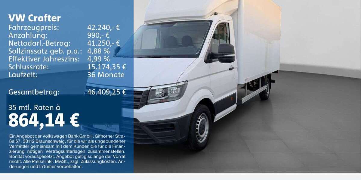 VW Crafter 70.992 km 39.930 &euro; Gelsenkirchen 45888
