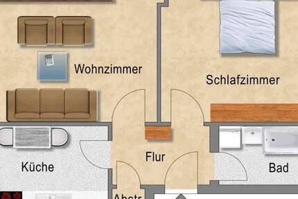 Wohnung zum Mieten in Essen 377 € 51.32 m²
