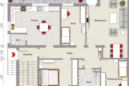 Schöne, große 4 Zimmer-Wohnung in OB-Eisenheim 4 zimmer