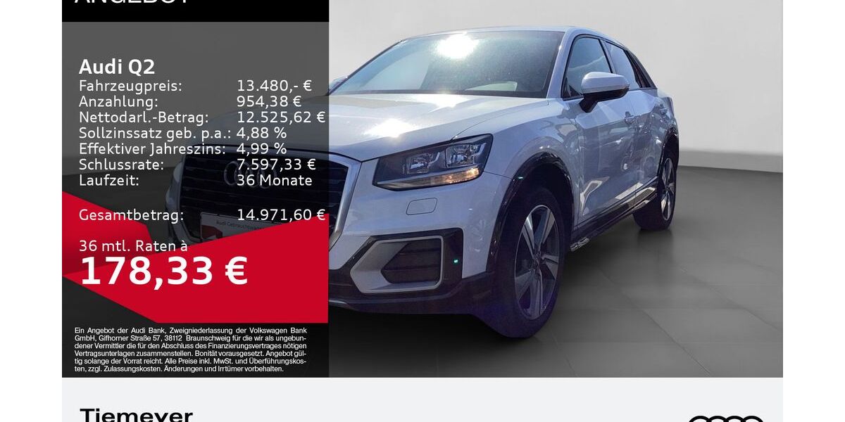 Audi Q2 154.261 km 12.980 &euro; Oberhausen 46047